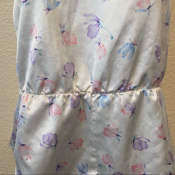 Babydoll/Romper Vintage Jennifer Dale 80s 90s Floral Small - Picture 10 of 10